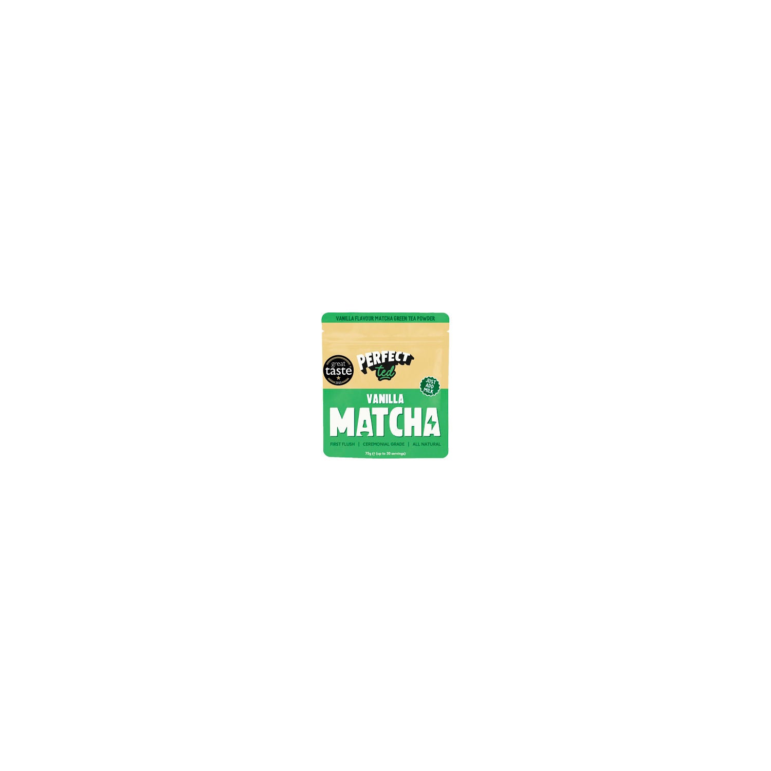 Perfect Ted vanilla matcha powder 75g (British brand)