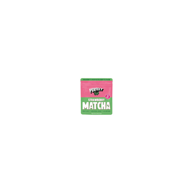 Perfect Ted strawberry flavoured matcha powder 75g - British product