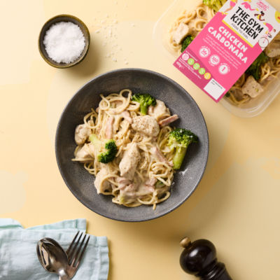 The Gym Kitchen Chicken Carbonara 400g chilled ready meal (British brand)