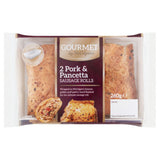 Gourmet Gourmet pork and pancetta sausage rolls 260g, UK version