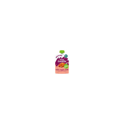 ASDA Little Freddie Organic Mild Veggie Chilli with Beans & Lentils Stage 2 Baby Food 130g- Buy online at McGrocer