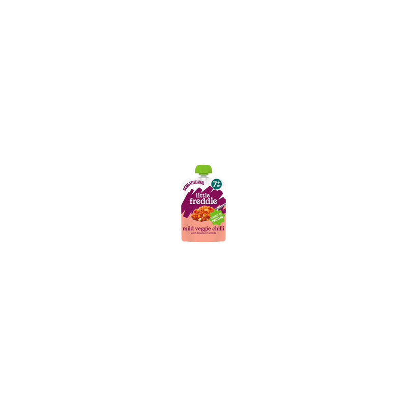 Little Freddie organic mild veggie chilli baby pouch 130g (British brand)