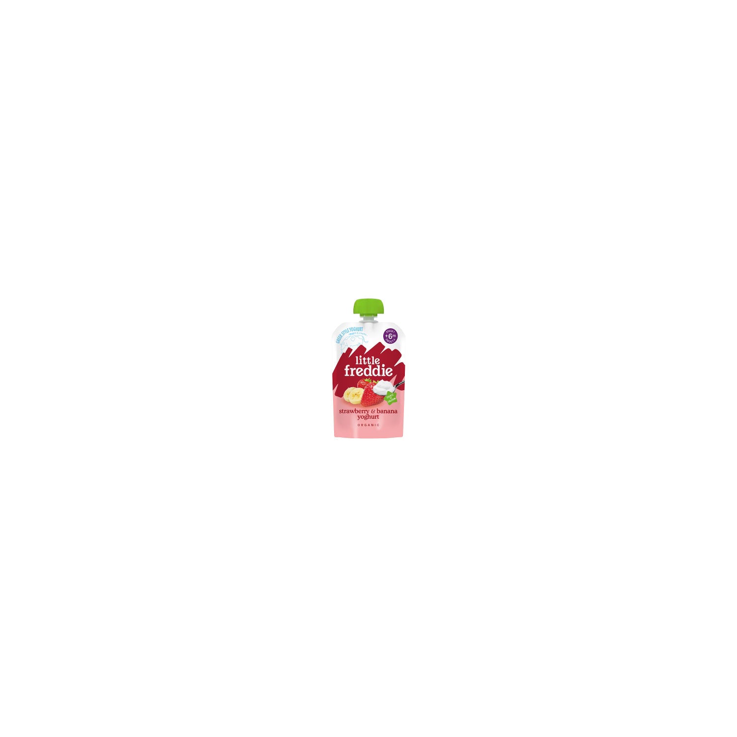 Little Freddie organic strawberry banana yogurt pouch 100g (British brand)