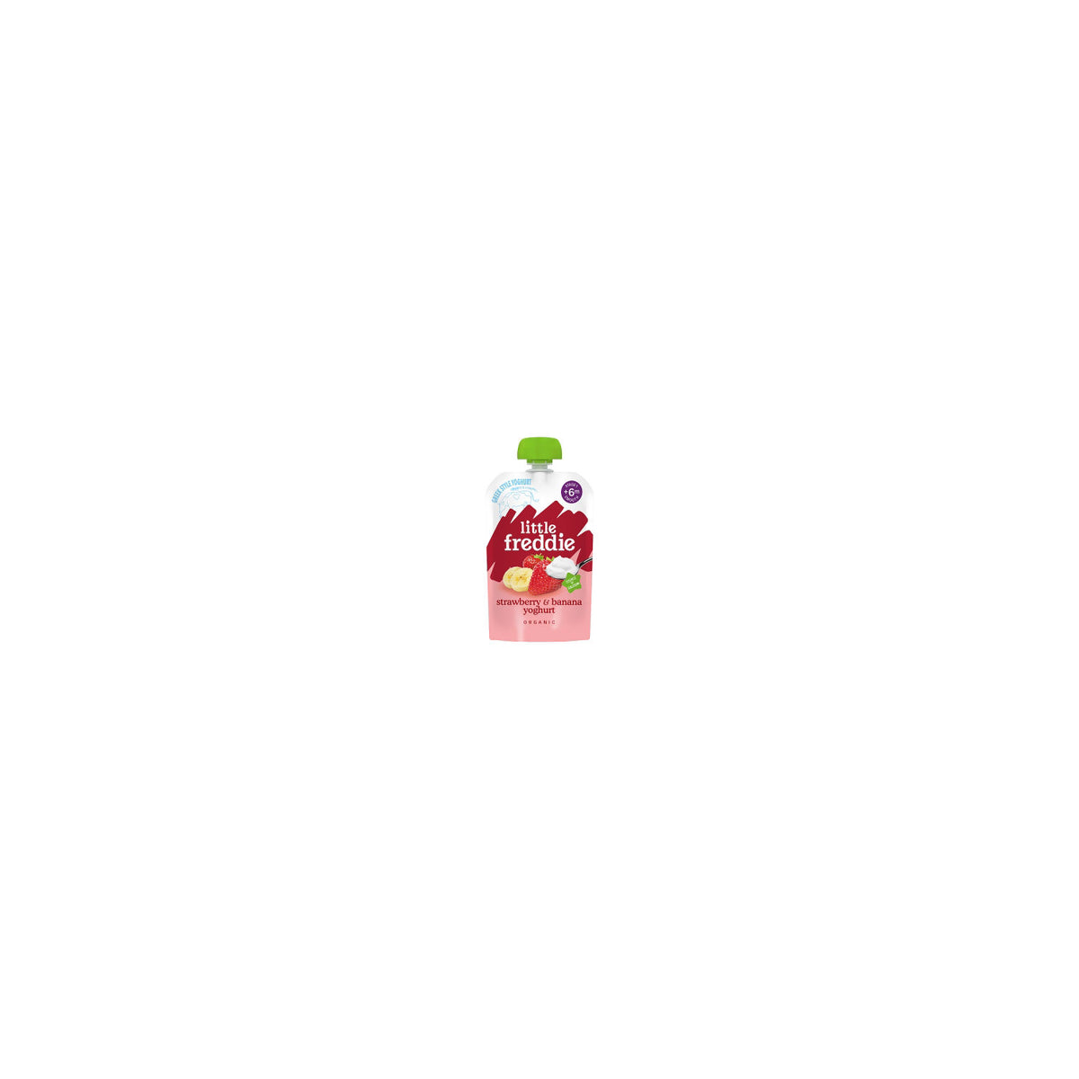 Little Freddie organic strawberry banana yogurt pouch 100g (British brand)