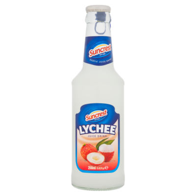 Suncrest lychee juice drink 250ml, UK version