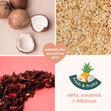 Nala's Baby body lotion oats coconut hibiscus 200ml, imported from the UK