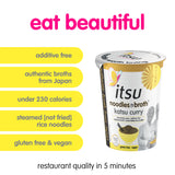 Itsu katsu curry flavour instant noodles with miso broth pot 63g - British product
