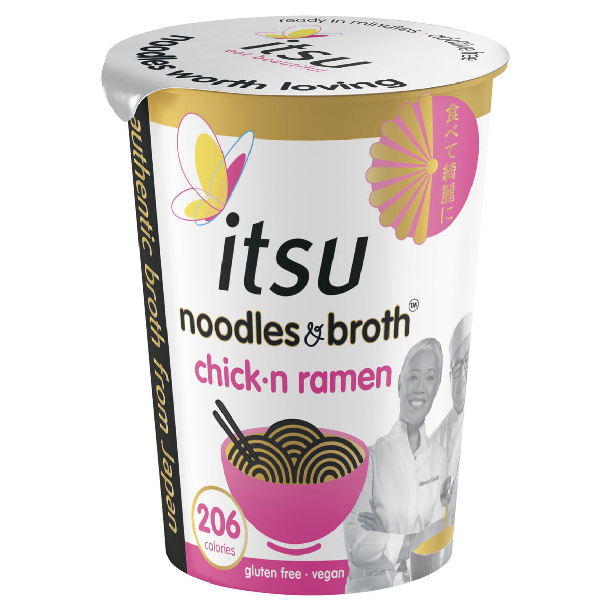 itsu chick-n ramen instant noodles 64g - British product