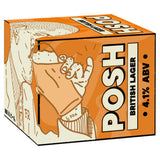 Posh British Lager 330ml 4 pack - British product