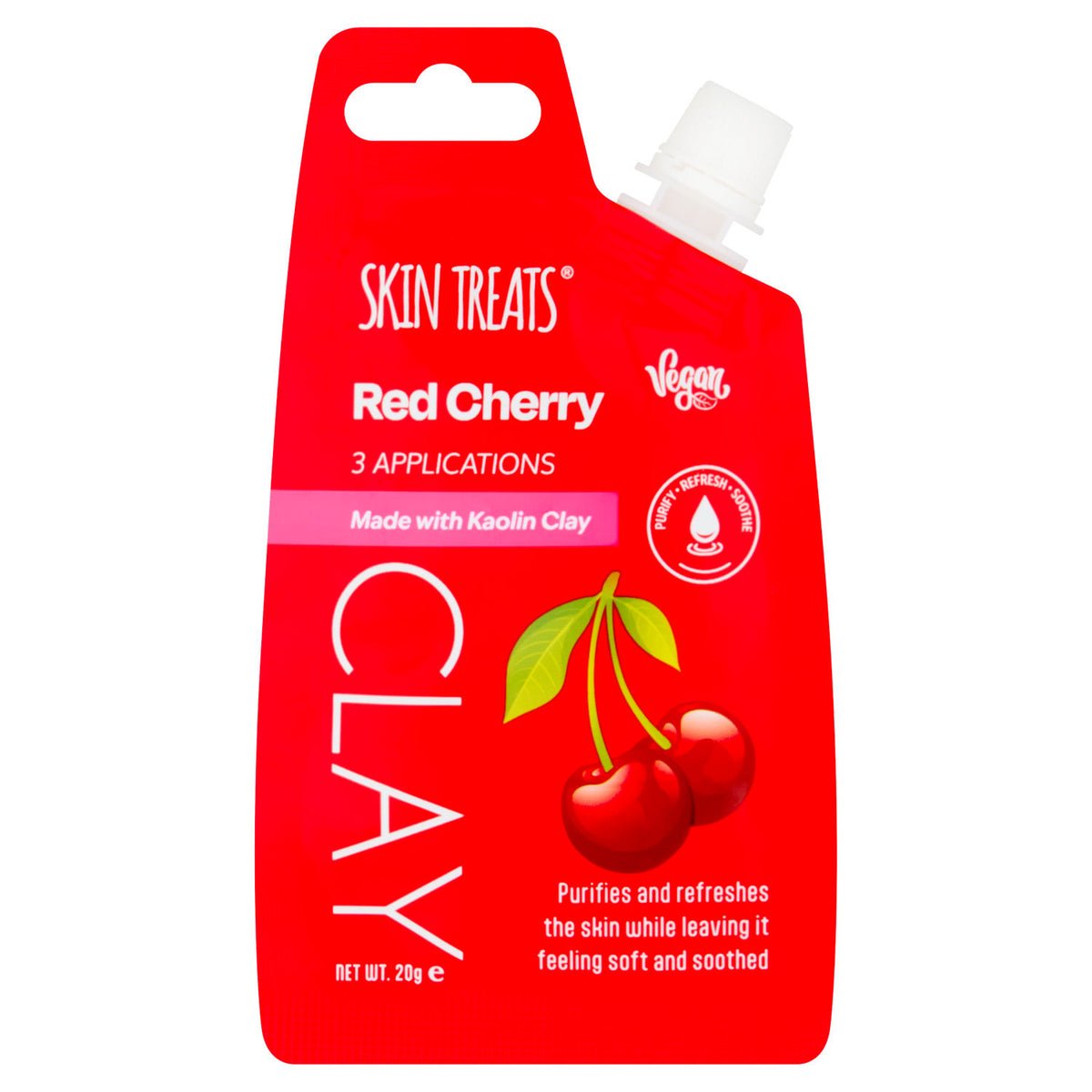 Skin Treats Red Cherry clay mask 20g, UK version