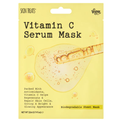 Skin Treats vitamin C serum mask 22ml, imported from the UK