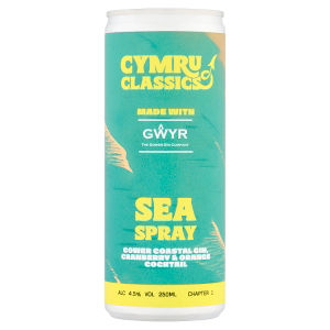 ASDA Cymru Classics Sea Spray Gower Coastal Gin Cranberry & Orange Cocktail 250ml- Buy online at McGrocer