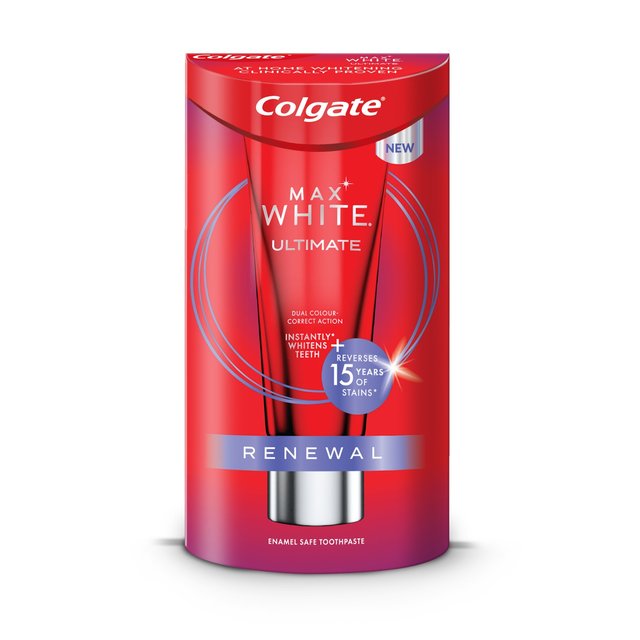 Colgate Max White Ultimate Renewal Whitening Toothpaste   75ml