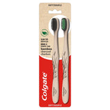 Colgate Bamboo Charcoal Soft Toothbrush   2 per pack GOODS M&S   