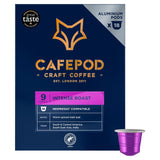 CafePod Intense Roast Nespresso Compatible Aluminium Coffee Pods   18 per pack GOODS M&S   