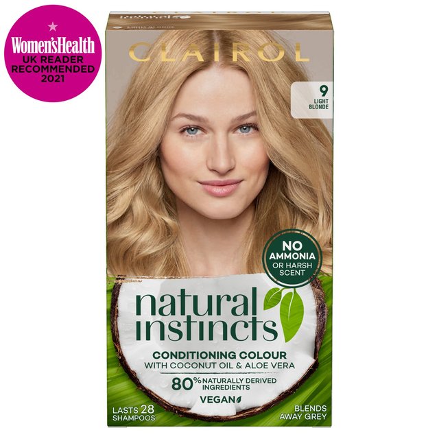 Clairol Natural Instincts Hair Dye 9 Light Blonde GOODS M&S   