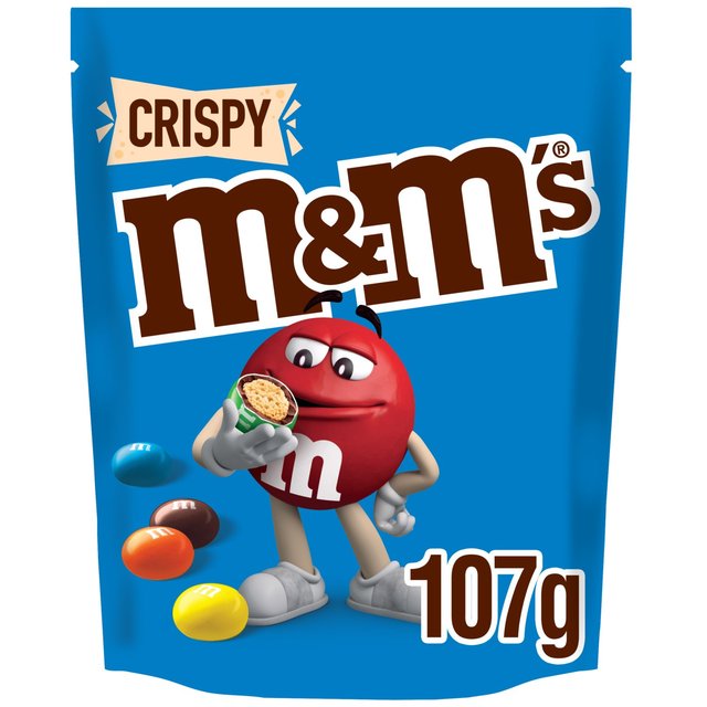 M&M's Crispy Milk Chocolate Bites Pouch Bag   107g