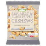 ASDA Sea Salt & Black Pepper Cashews 150g GOODS ASDA   