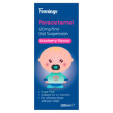 ASDA strawberry flavour paracetamol oral suspension 100ml, UK version