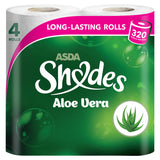 ASDA Shades Aloe Vera Toilet Tissue 4 Rolls GOODS ASDA   