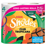 ASDA Shades Club Tropicana Toilet Tissue 4 rolls GOODS ASDA   