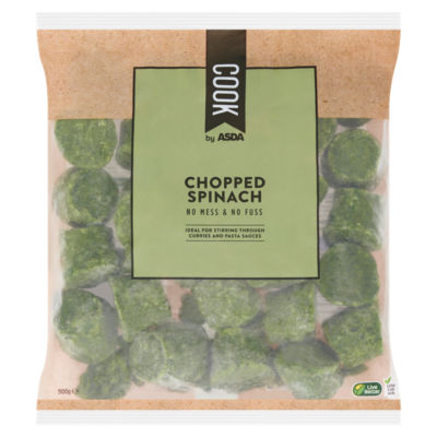 ASDA Gehackter Spinat, Tiefkühlgemüse, 900 g