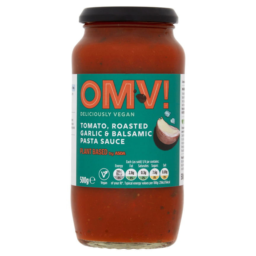 OMV! Deliciously Vegan Tomato, Roasted Garlic & Balsamic Pasta Sauce