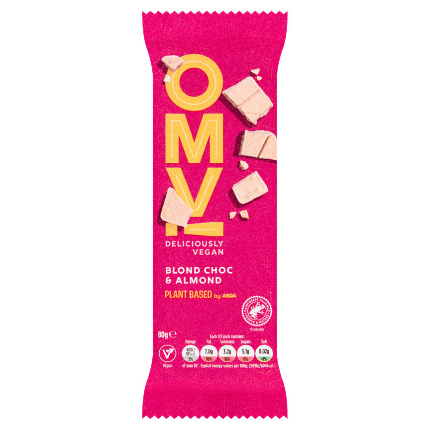 OMV! Deliciously Vegan Blond Choc & Almond