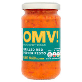 OMV! Deliciously Vegan Grilled Red Pepper Pesto