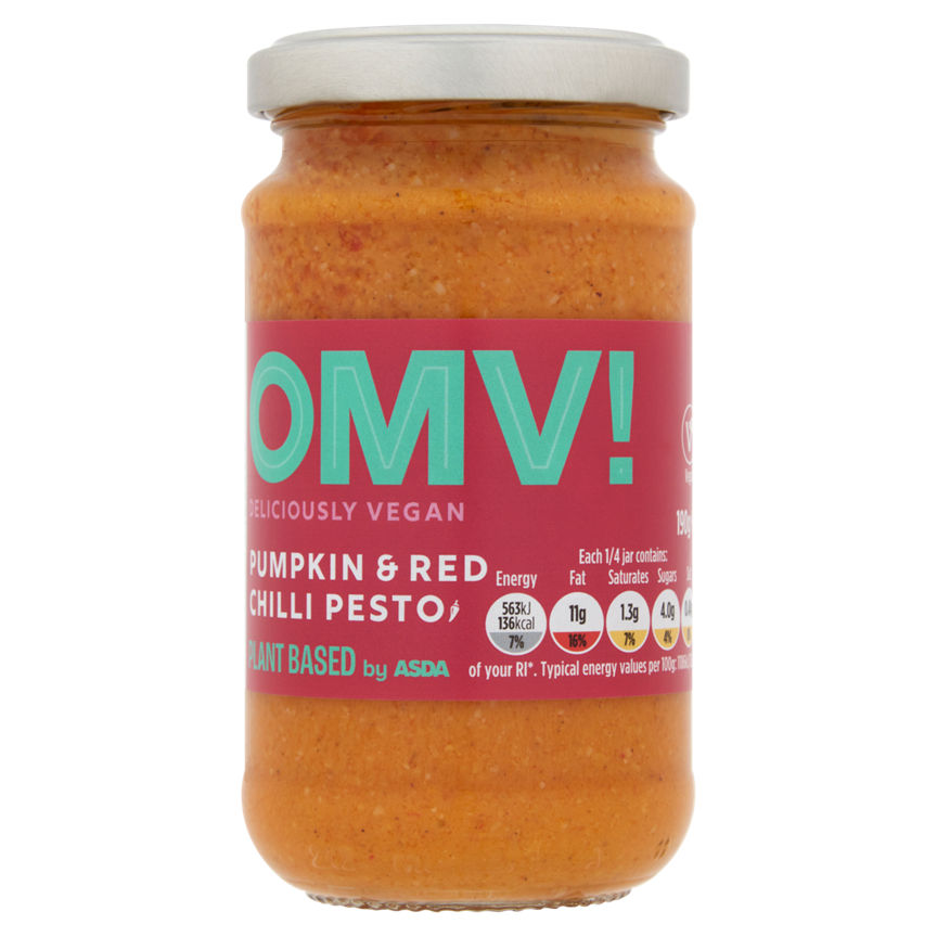 OMV! Deliciously Vegan Pumpkin & Red Chili Pesto