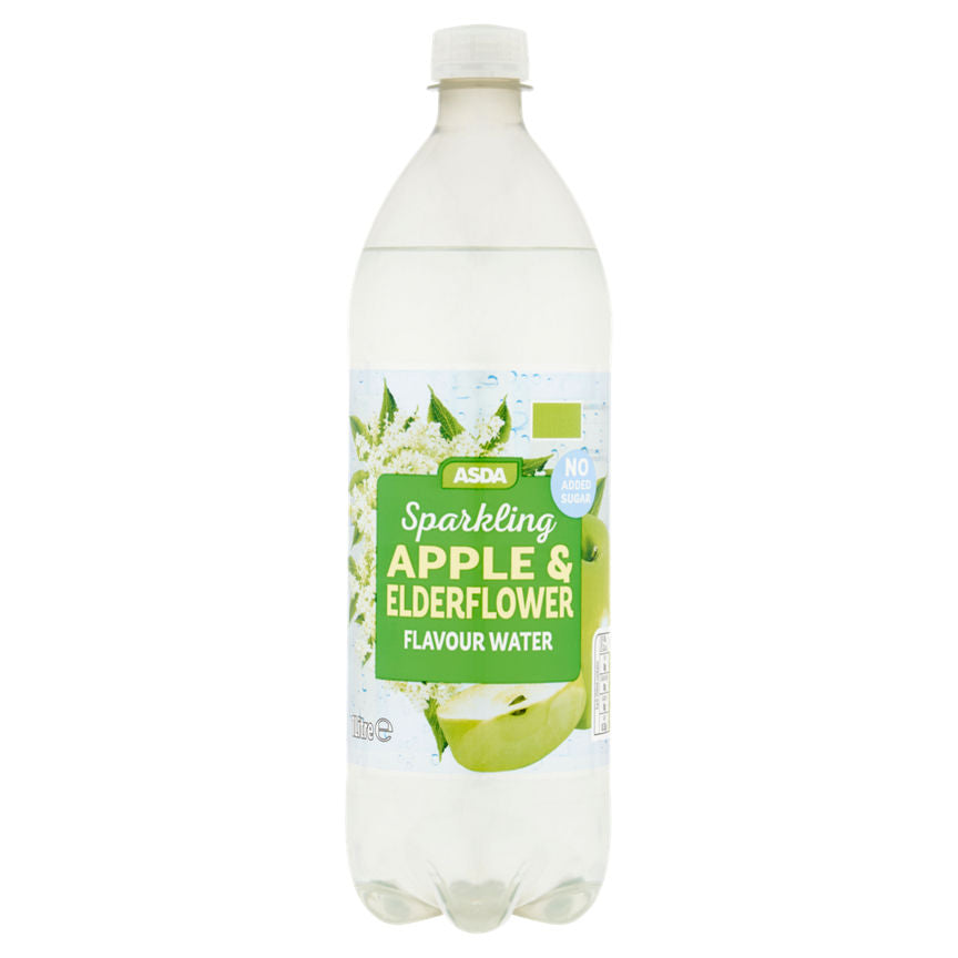 ASDA Sparkling Apple & Elderflower Flavour Water GOODS ASDA   