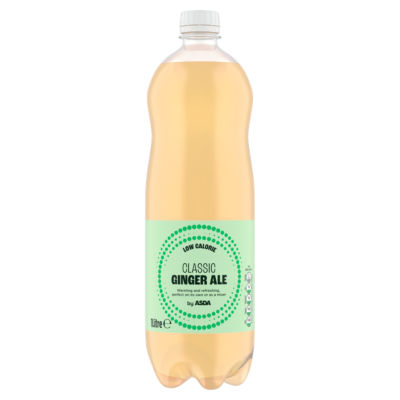 ASDA ginger ale low calorie 1 litre - British product