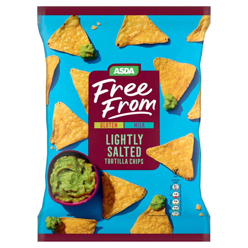 ASDA Free From Lightly Salted Tortilla Chips 180g GOODS ASDA   