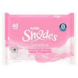 ASDA Shades Sensitive Flushable Moist Toilet Tissue Wipes GOODS ASDA   