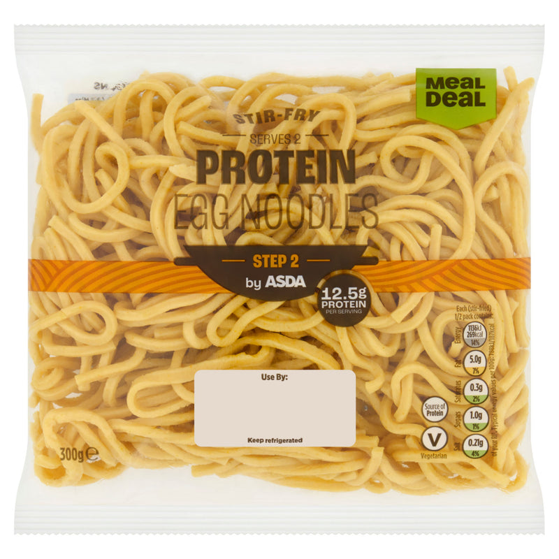 ASDA Protein Egg Noodles 300g (British brand)