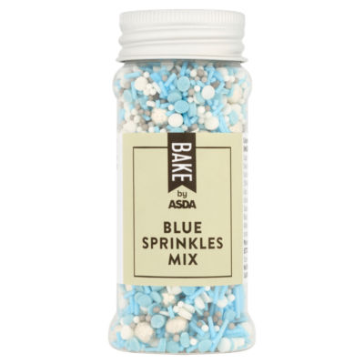 Bake by ASDA blue sprinkles mix 70g - British product