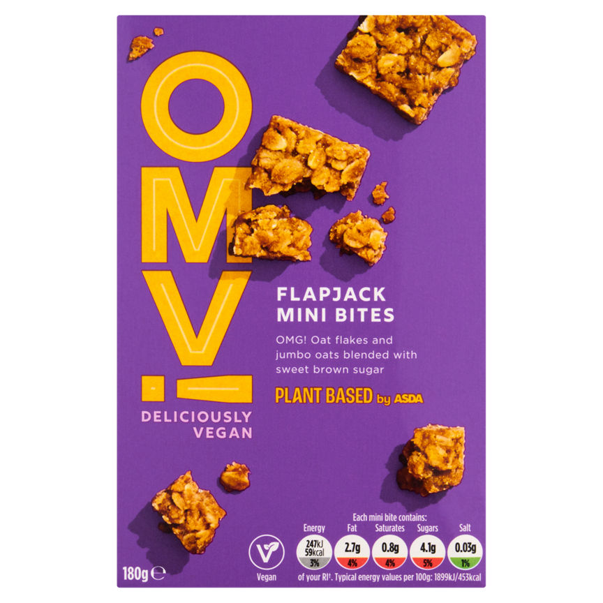 ASDA OMV! Flapjack Mini Bites 180g GOODS ASDA   