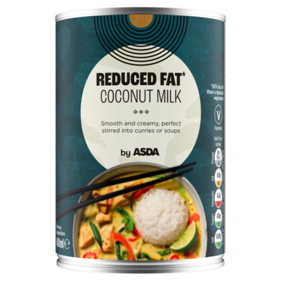 ASDA fettreduzierte Kokosmilch 400 ml