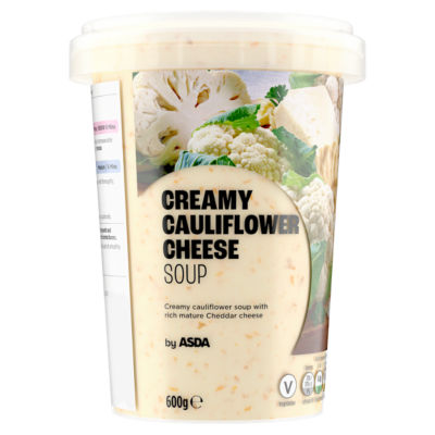 Soupe crémeuse au fromage de chou-fleur ASDA 600g