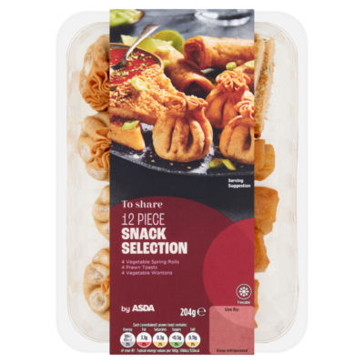 ASDA 12 Piece Oriental Snack Selection 204g