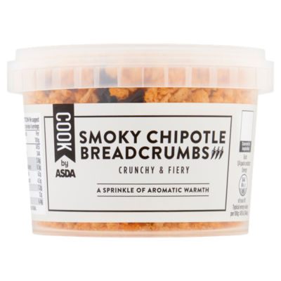 ASDA Smoky Chipotle Breadcrumbs 100g, imported from the UK