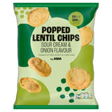ASDA Sour Cream Onion Lentil Chips 85g, imported from the UK
