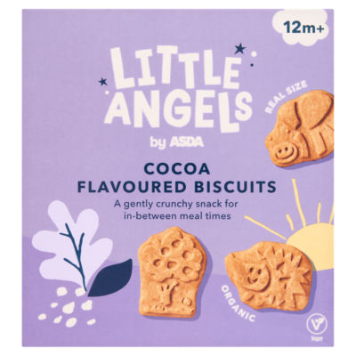 Little Angels by ASDA cocoa flavoured biscuits 100g, UK version