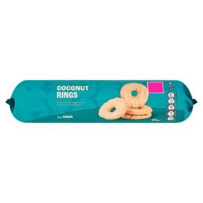ASDA coconut rings biscuits 200g - British product