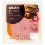 ASDA Breaded Dry Cured Ham Slices 250g - British product