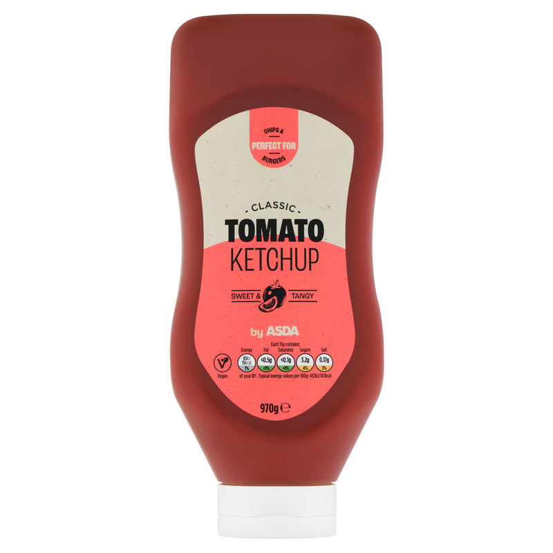 ASDA classic tomato ketchup 970g - British product