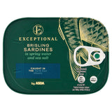 ASDA brisling sardines in spring water 105g - British product