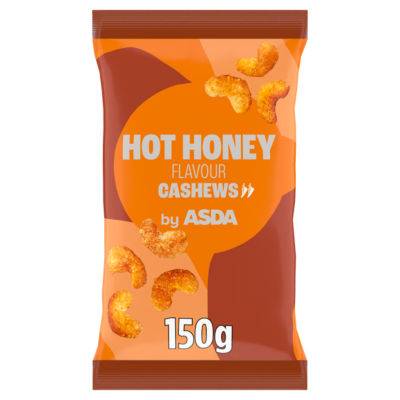 ASDA hot honey flavour cashews 150g (British brand)