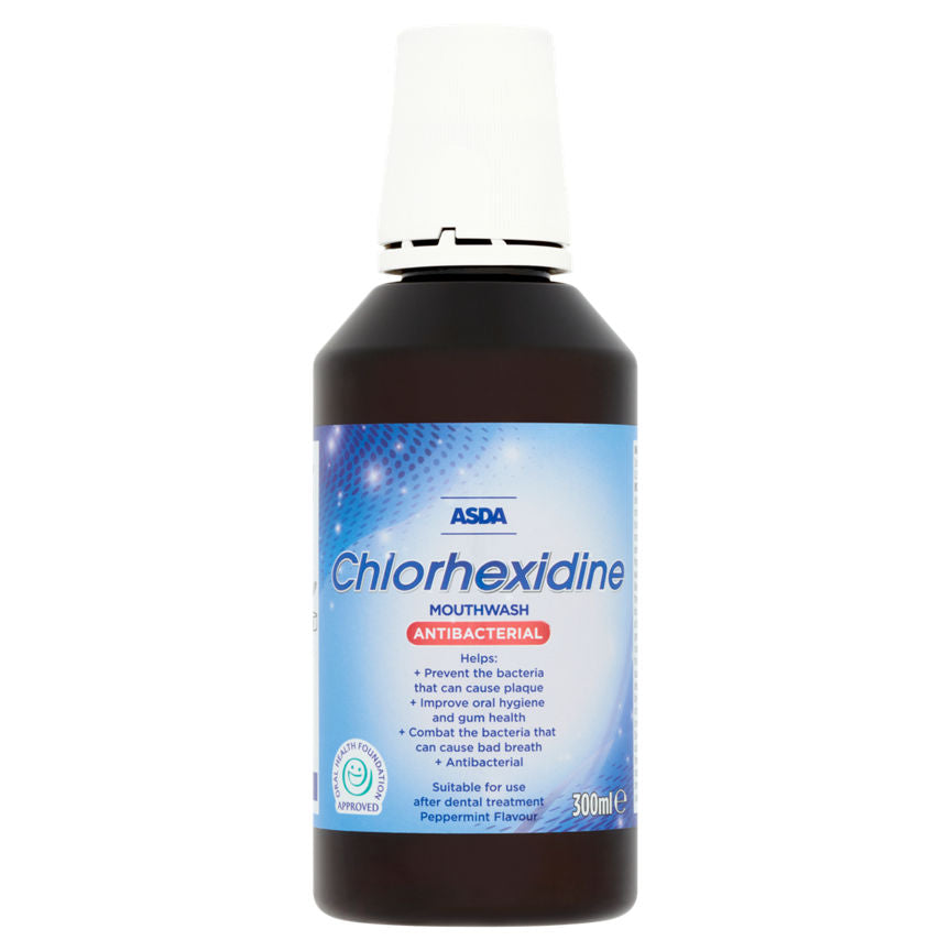 ASDA Chlorhexidine Mouthwash 300ml GOODS ASDA   