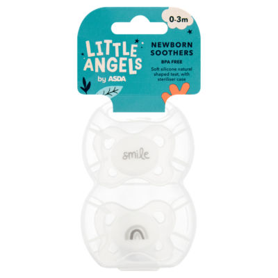 LITTLE ANGELS newborn soothers 0-3m, UK version